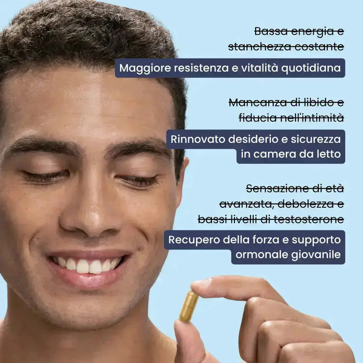 TESTOWIT - Regolazione ormonale 120 cps NEW! PROMO ORBIS Lifestyle