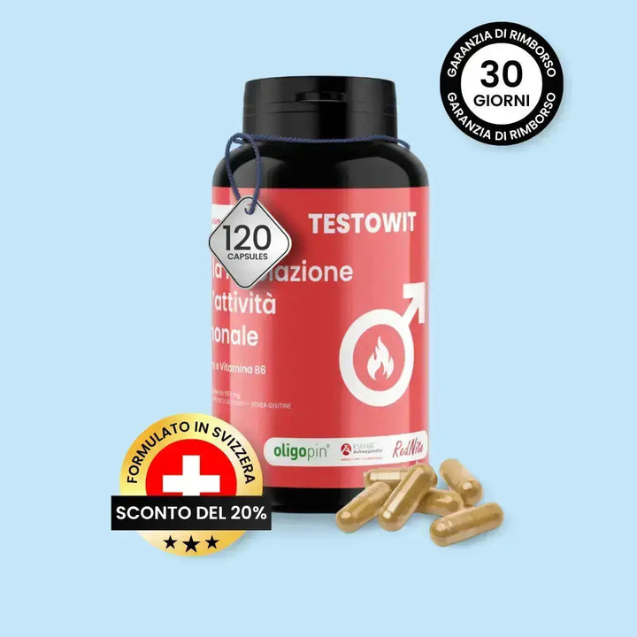 TESTOWIT - Hormonreglering 120 cps NYHET! PROMO ORBIS Livsstil