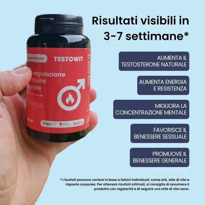 TESTOWIT - Hormonreglering 120 cps NYHET! PROMO ORBIS Livsstil