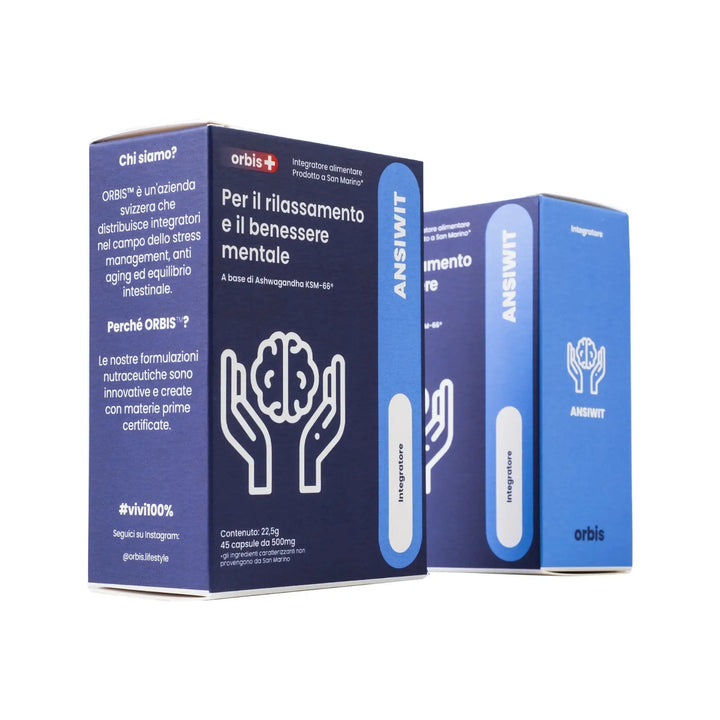 TEST - ANSIWIT - Ashwagandha KSM66®, Magnolia, Jujube (45 kapslar) - Nyhet - ORBIS Lifestyle