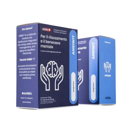 ANSIWIT - Ashwagandha KSM66®, Magnolia, Jujube (45 kapslar) - ORBIS Lifestyle