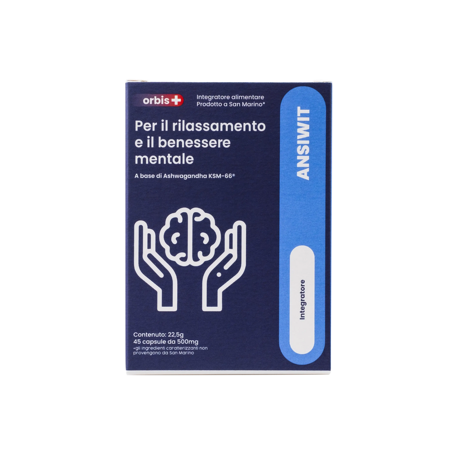 TEST - ANSIWIT - Ashwagandha KSM66®, Magnolia, Jujube (45 kapslar) - Nyhet - ORBIS Lifestyle