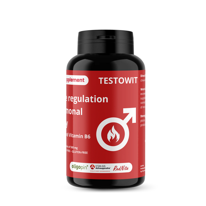 TESTOWIT - Hormonreglering - 120 cps - ORBIS Lifestyle