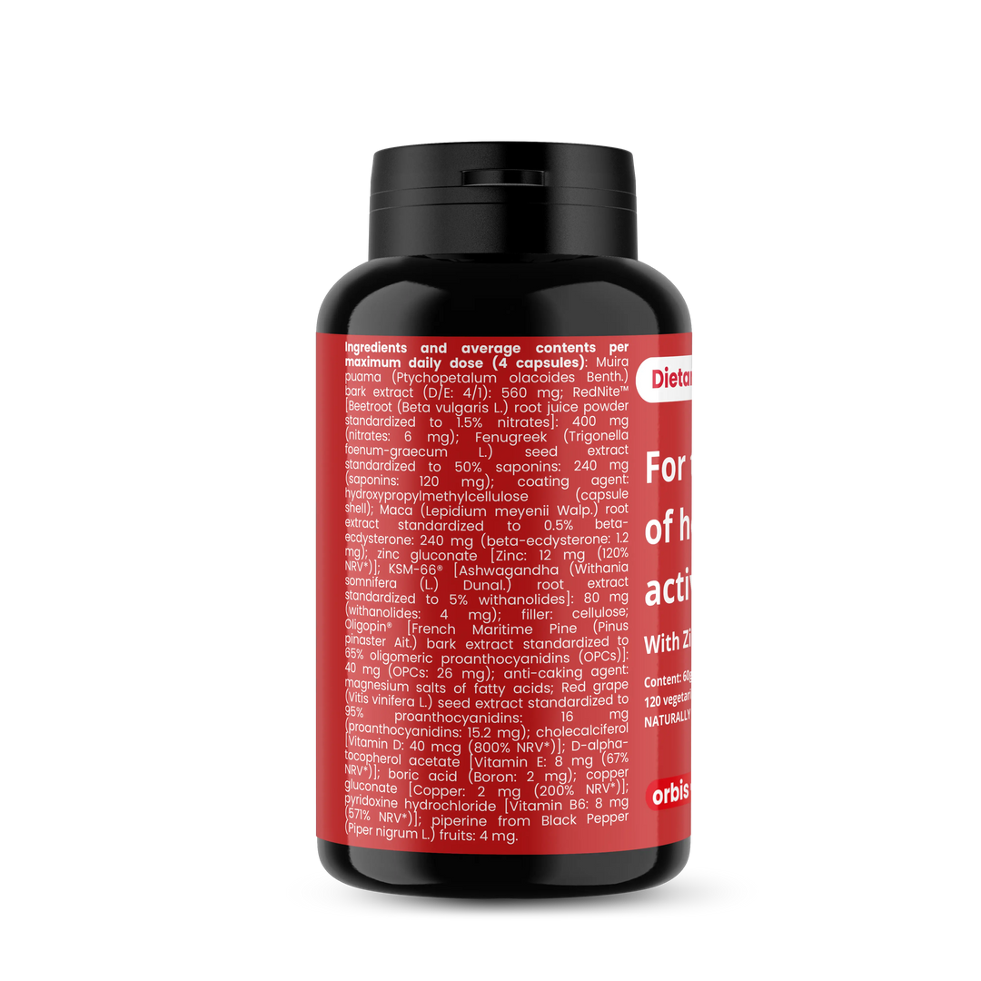 TESTOWIT - Hormonreglering - 120 cps - ORBIS Lifestyle