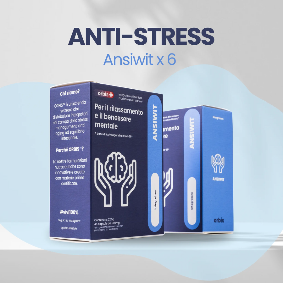 🌼 ANTI-STRESS (6 månaders leverans): ANSIWIT x 6 - ORBIS Livsstil