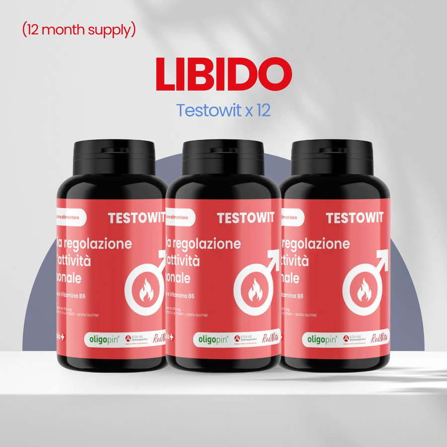 🔥 LIBIDO (12 månaders leverans): TESTOWIT x 12 - ORBIS Lifestyle
