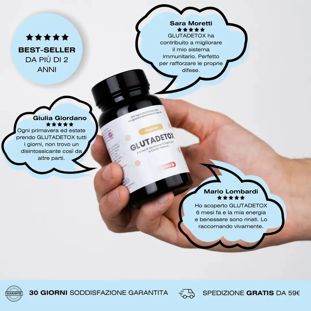 GLUTADETOX - Glutation Setria® Pure med NAC (60 kapslar) - ORBIS Lifestyle