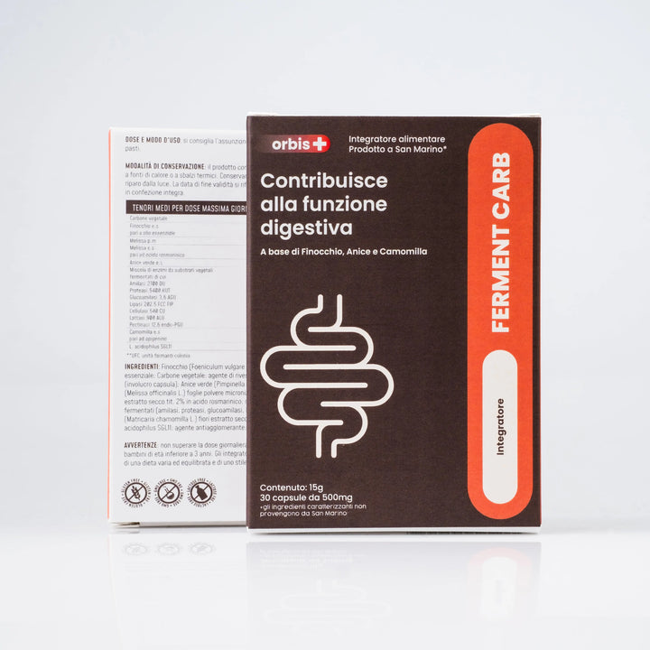 FERMENTCARB - matsmältningsenzymer och probiotika (30 kapslar) - ORBIS Lifestyle