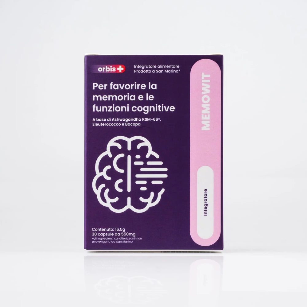 MEMOWIT - Ashwagandha KSM-66® och vitamin B12 (30 kapslar) - ORBIS Lifestyle