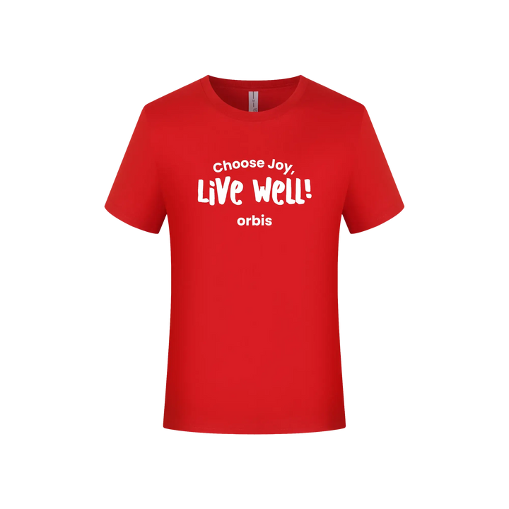 T-shirt orbis+ "Välj glädje, lev väl!" 👕✨ - ORBIS Lifestyle