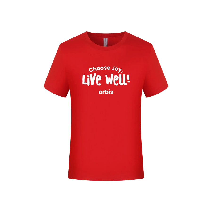 T-shirt orbis+ "Välj glädje, lev väl!" 👕✨ - ORBIS Lifestyle